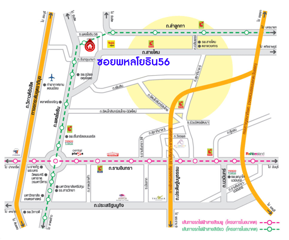 บ้านมือสองตกแต่งใหม่ ม.ซอย พหลโยธิน56 พหลโยธิน บ้านเดี่ยวหลังใหญ่ ภายในตกแต่งหรูหรา บนเนื้อที่เยอะถึง 98.60 ตร.ว. 3 ห้องนอน 3 ห้องน้ำ 2 ที่จอดรถ บรรยากาศเป็นส่วนตัว พร้อมมีสระน้ำในตัว บนพื้นที่กว่า 430 ตร.ม. บนทำเลที่ดี เชื่อมต่อถนน พหลโยธิน, ลำลูกกา, วิภาวดี-รังสิต เดินทางสะดวกใกล้รถไฟฟ้า สถานี "แยก คปอ, คูคต"